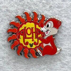 🔮 5/$25 Disney Chip And Dale Polynesian Resort Sign Aloha Dale Pin